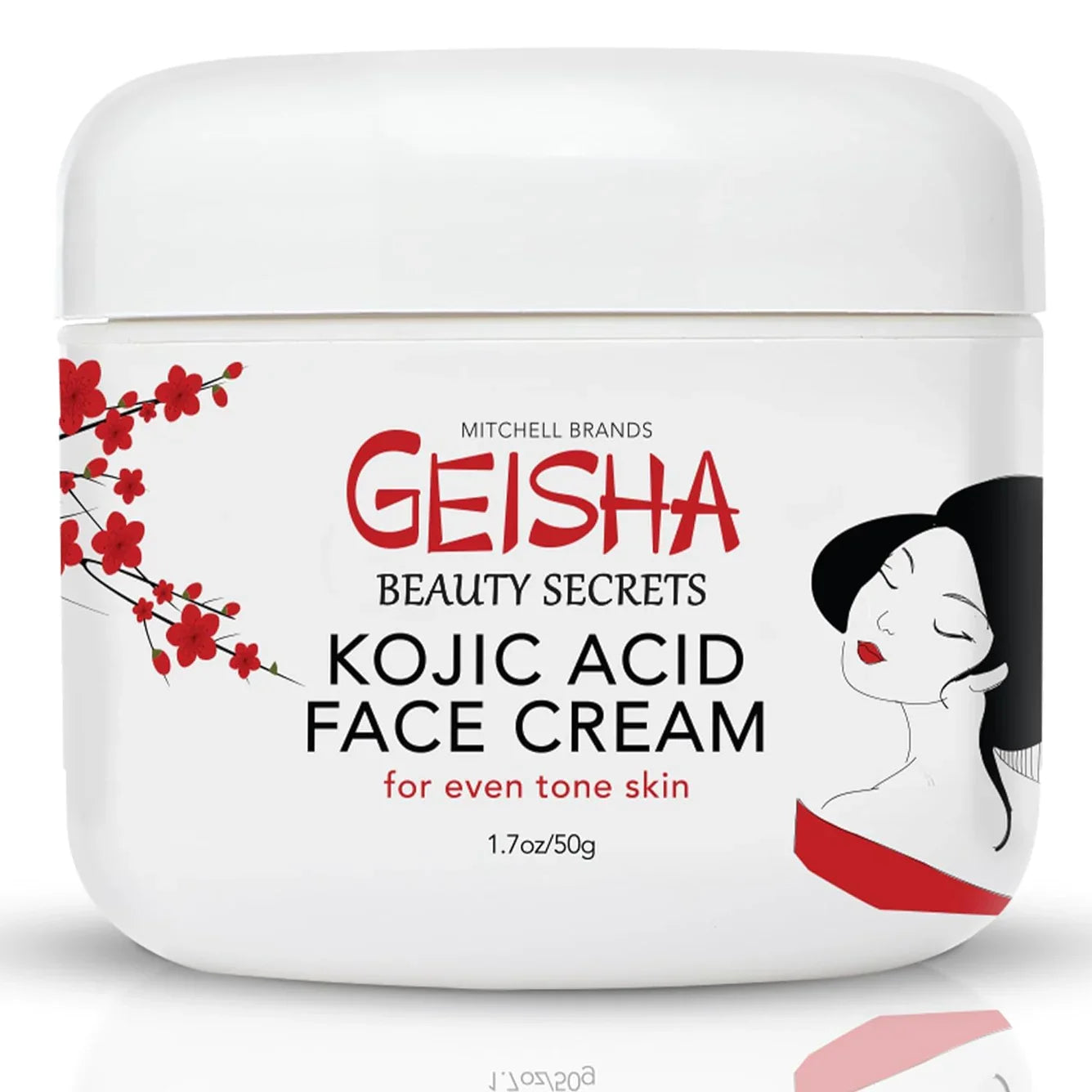 Geisha Active Lightening Face Cream with Kojic Acid  1.76oz  - Premium Beauty Product