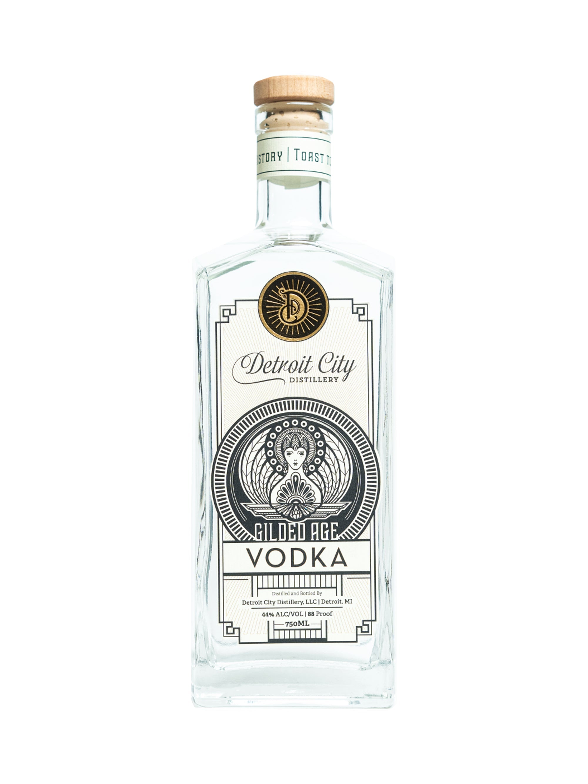 Detroit City Distillery 'Gilded Age' Vodka, Michigan, USA (750ml)