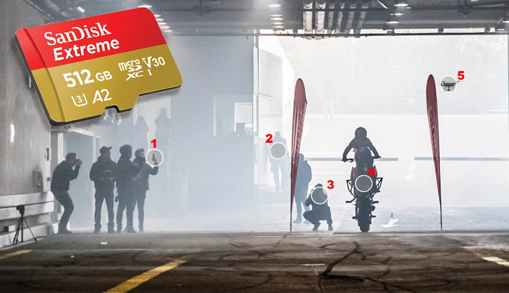 Sandisk Extreme micro Memory Card A2 U3 UHS-I Flash Cards USB3.0 4K micro SD Card for Camera GoPro DJI Nintendo Trans Flash Card