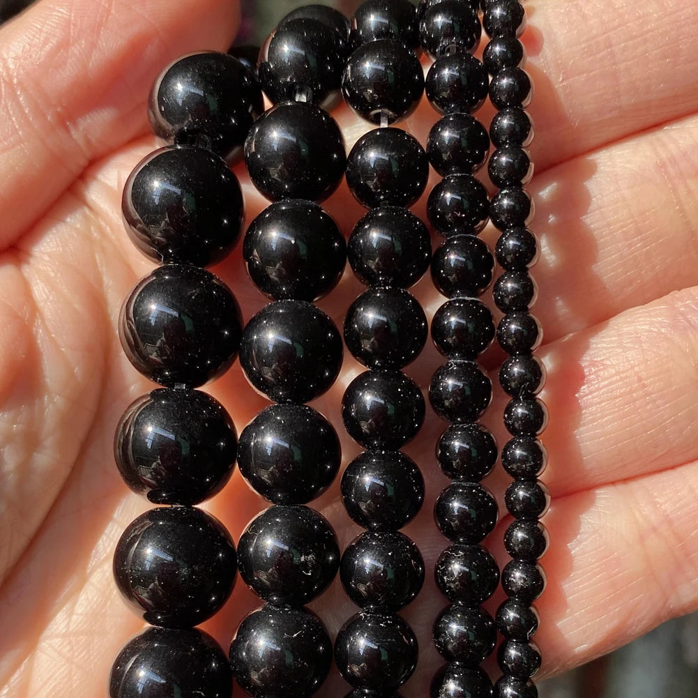 Natural Stone Beads 4 6 8 10mm Tiger Eye Lava Amazonite Turquoises Agates Jaspers Beads For Jewelry Making DIY Bracelet Necklace