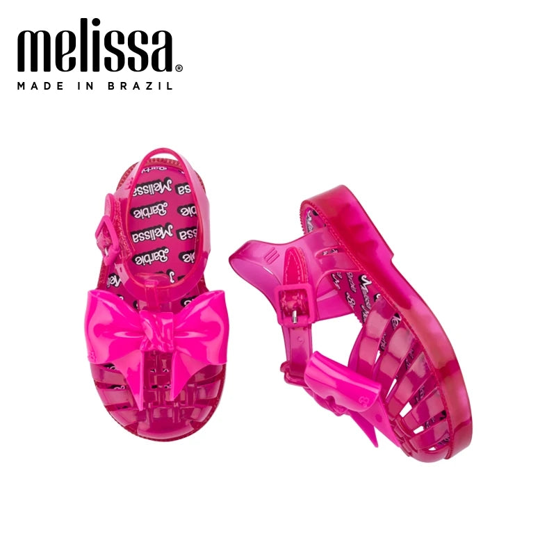 New Arrival 2025 Mini Melissa Children Sandals Hot Sale Kids Beach Shoes Big Girl and Boy Fashion Jelly Shoes
