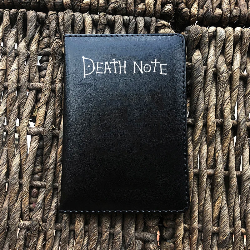 Passport Cover Anime Black Edition Travel Document Passport Holder