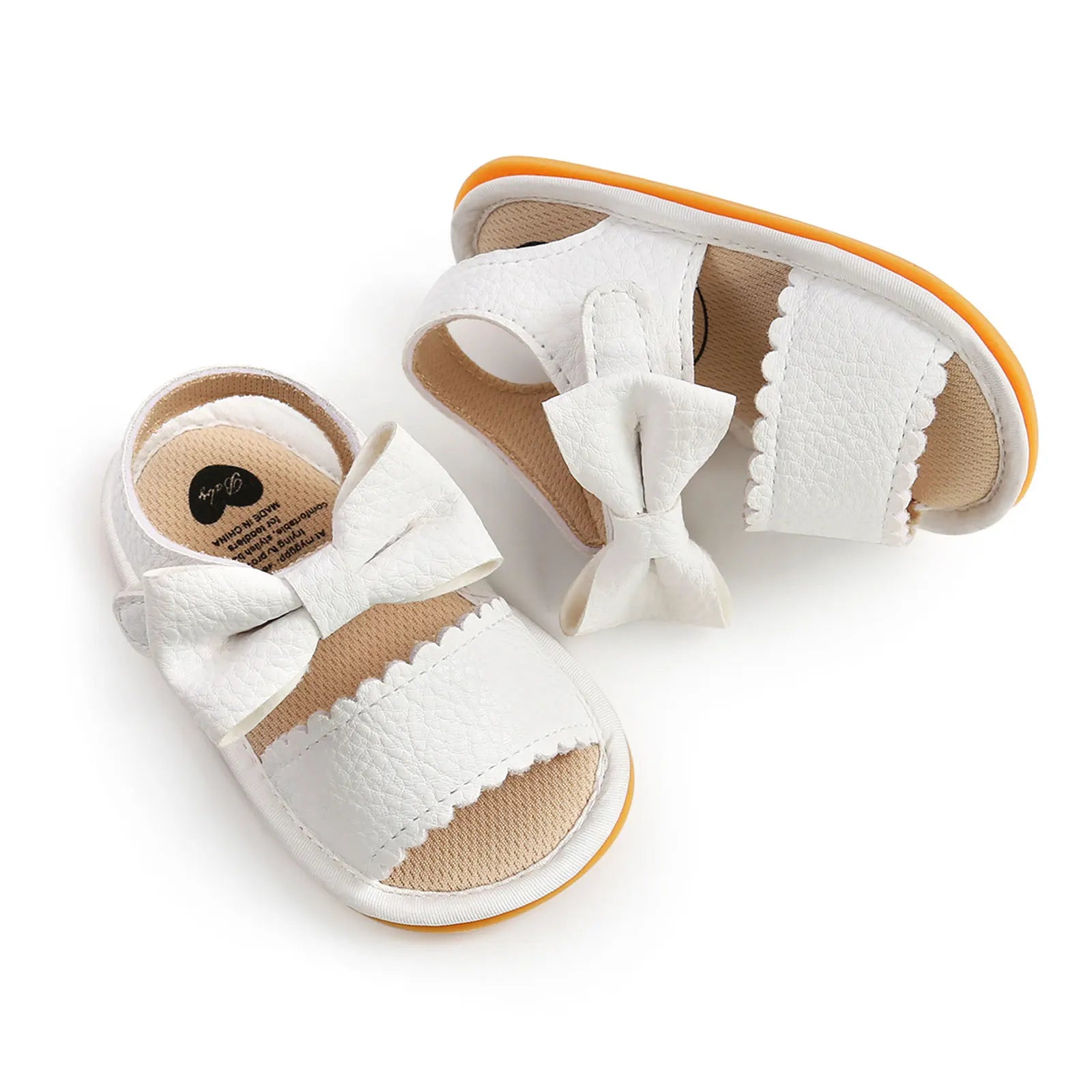 2021-02-23 Lioraitiin 0-18M Newborn Infant Baby Girl Summer Sandals Soft Sole Outdoor First Walker