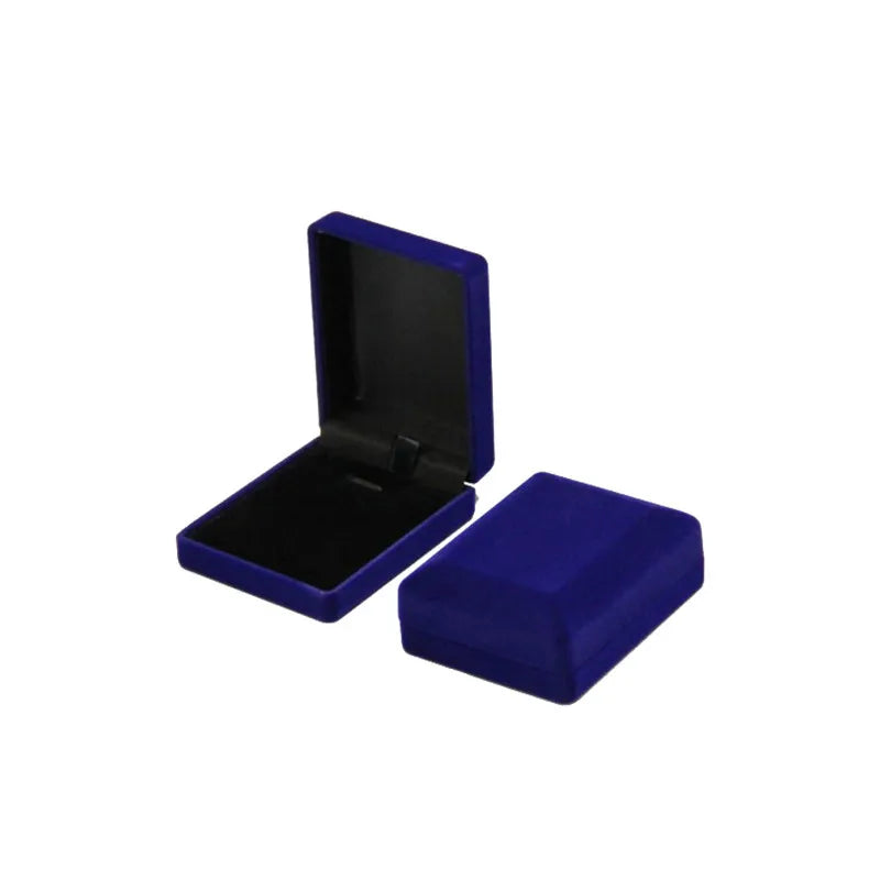 Wholesale Pendant Necklace Chain Storage Package Gift Box Soft Black/Red/Velvet Casket Long Earrings Jewelry Organizer Box
