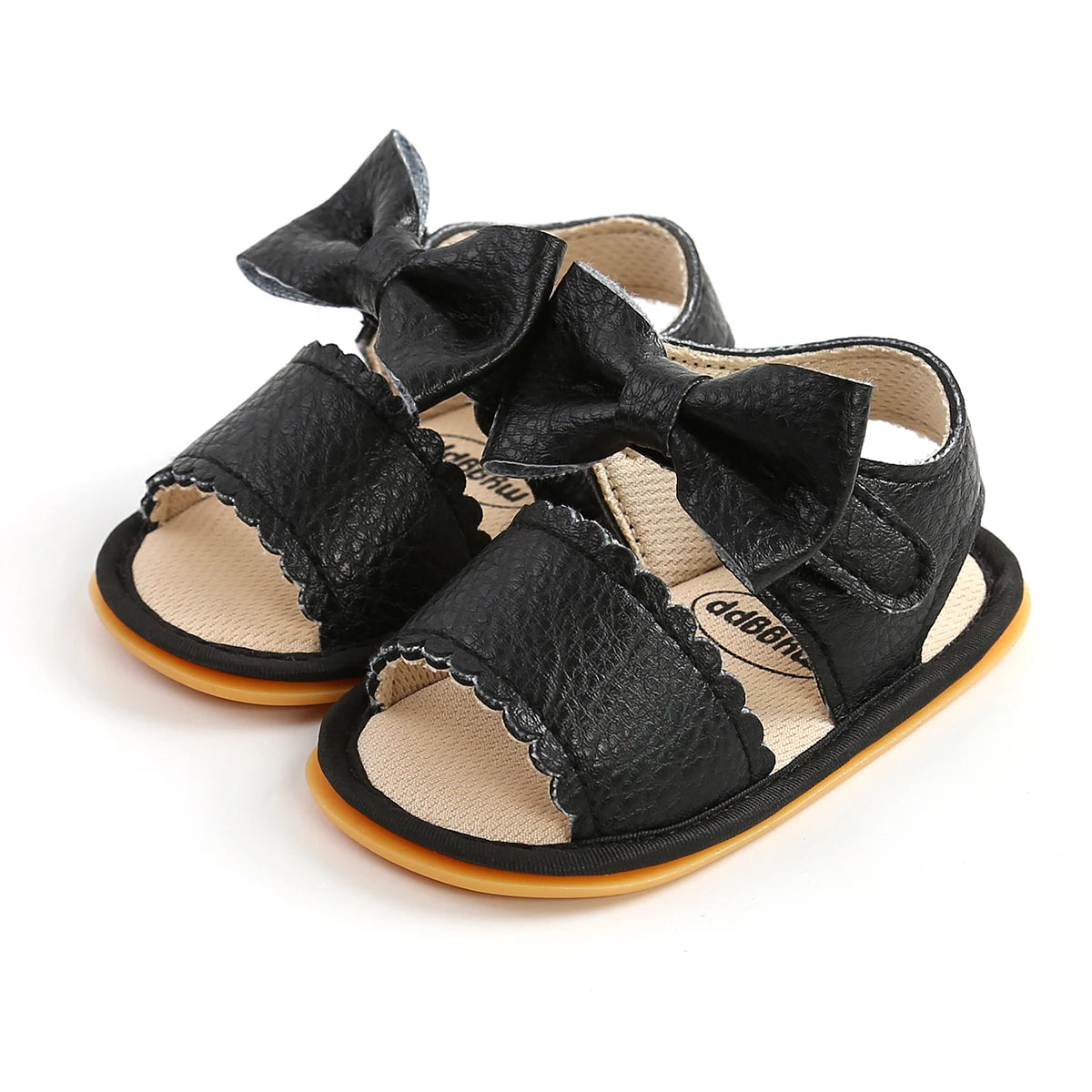 2021-02-23 Lioraitiin 0-18M Newborn Infant Baby Girl Summer Sandals Soft Sole Outdoor First Walker