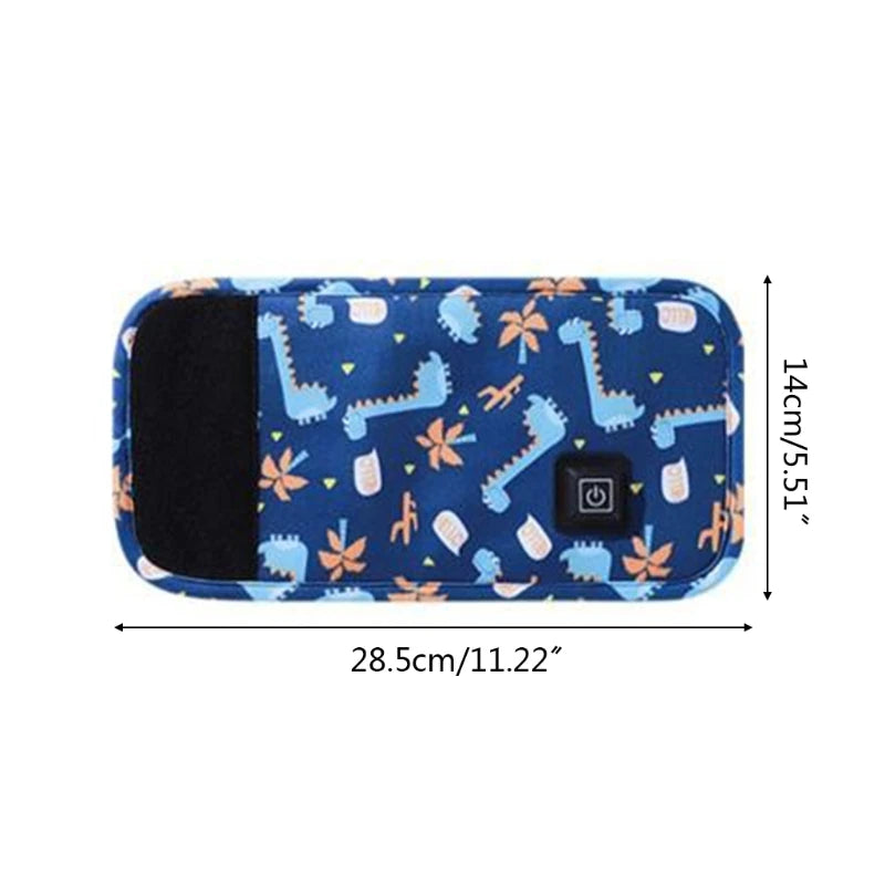 Portable USB Baby Bottle Warmer Travel Milk Warmer Infant Feeding Bottle Heated Cover Insulation Thermostat Food Heater