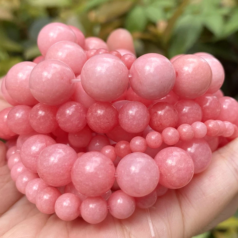 Natural Stone Beads 4 6 8 10mm Tiger Eye Lava Amazonite Turquoises Agates Jaspers Beads For Jewelry Making DIY Bracelet Necklace