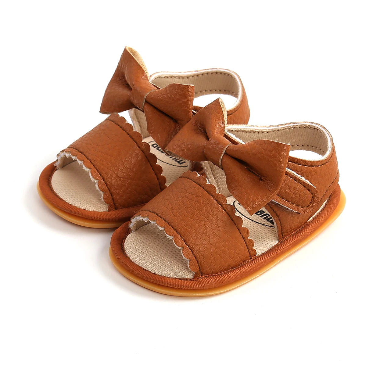 2021-02-23 Lioraitiin 0-18M Newborn Infant Baby Girl Summer Sandals Soft Sole Outdoor First Walker