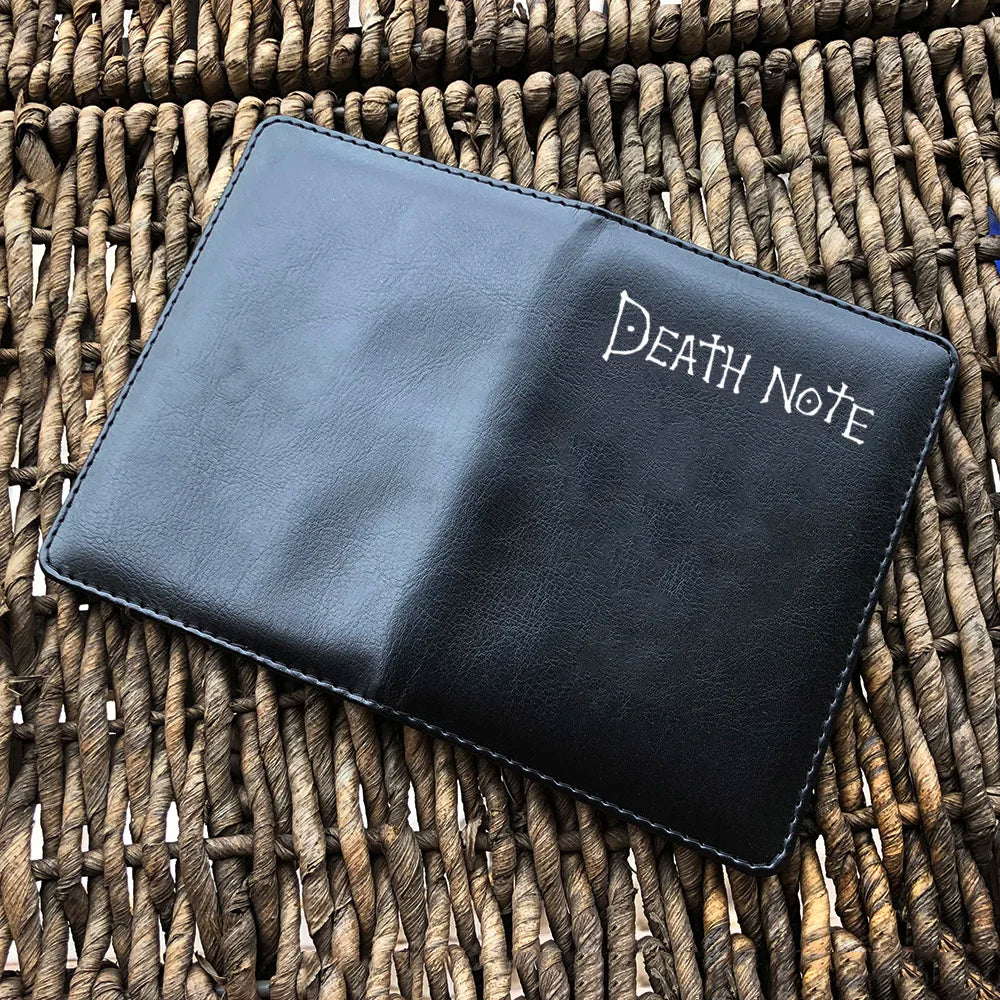 Passport Cover Anime Black Edition Travel Document Passport Holder