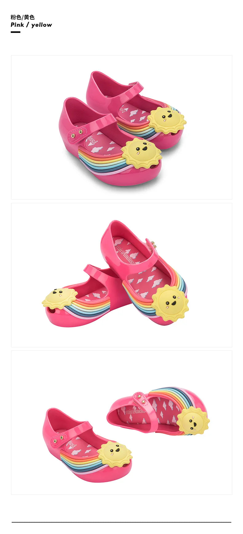New Arrival 2025 Mini Melissa Children Sandals Hot Sale Kids Beach Shoes Big Girl and Boy Fashion Jelly Shoes