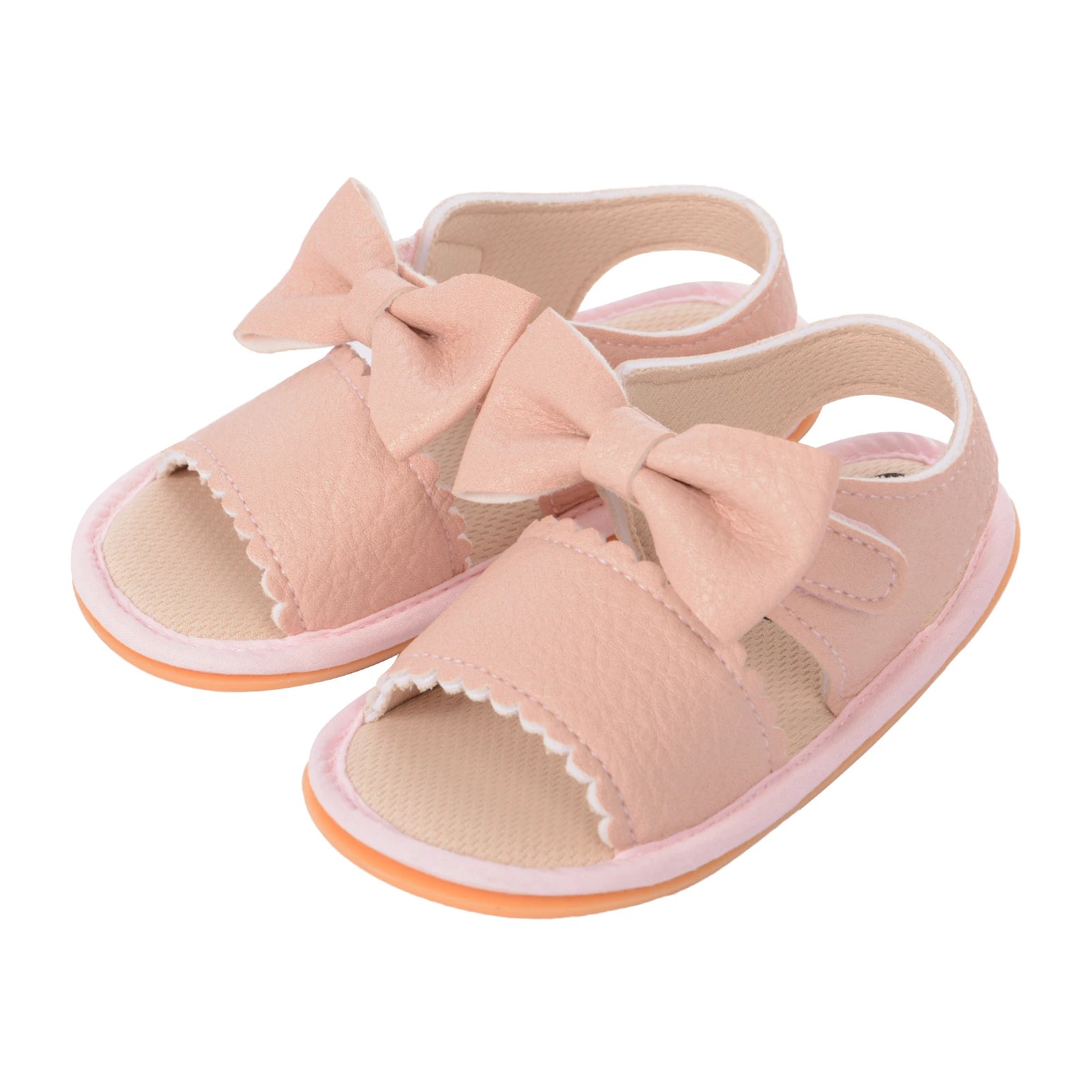 2021-02-23 Lioraitiin 0-18M Newborn Infant Baby Girl Summer Sandals Soft Sole Outdoor First Walker