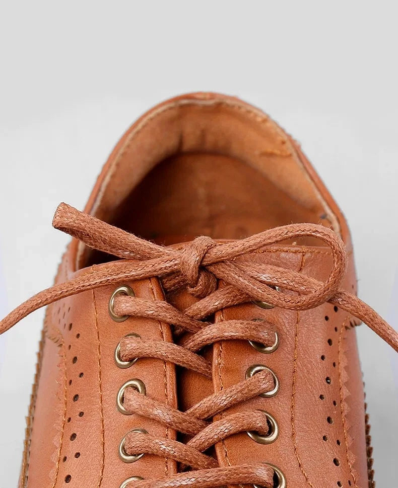 1Pair Cotton Waxed Shoelaces Round Oxford Shoe laces Boots Laces Waterproof Leather Shoelace Length 60/80/100/120/140/180cm