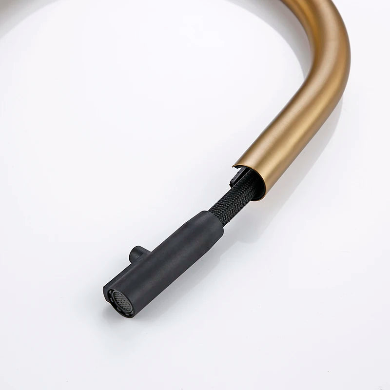 Modern Kitchen Faucet Brsuh Matt Brass Material Kitchen Sink Faucet Kitchen Product Kitchen Sink Mixer Tap