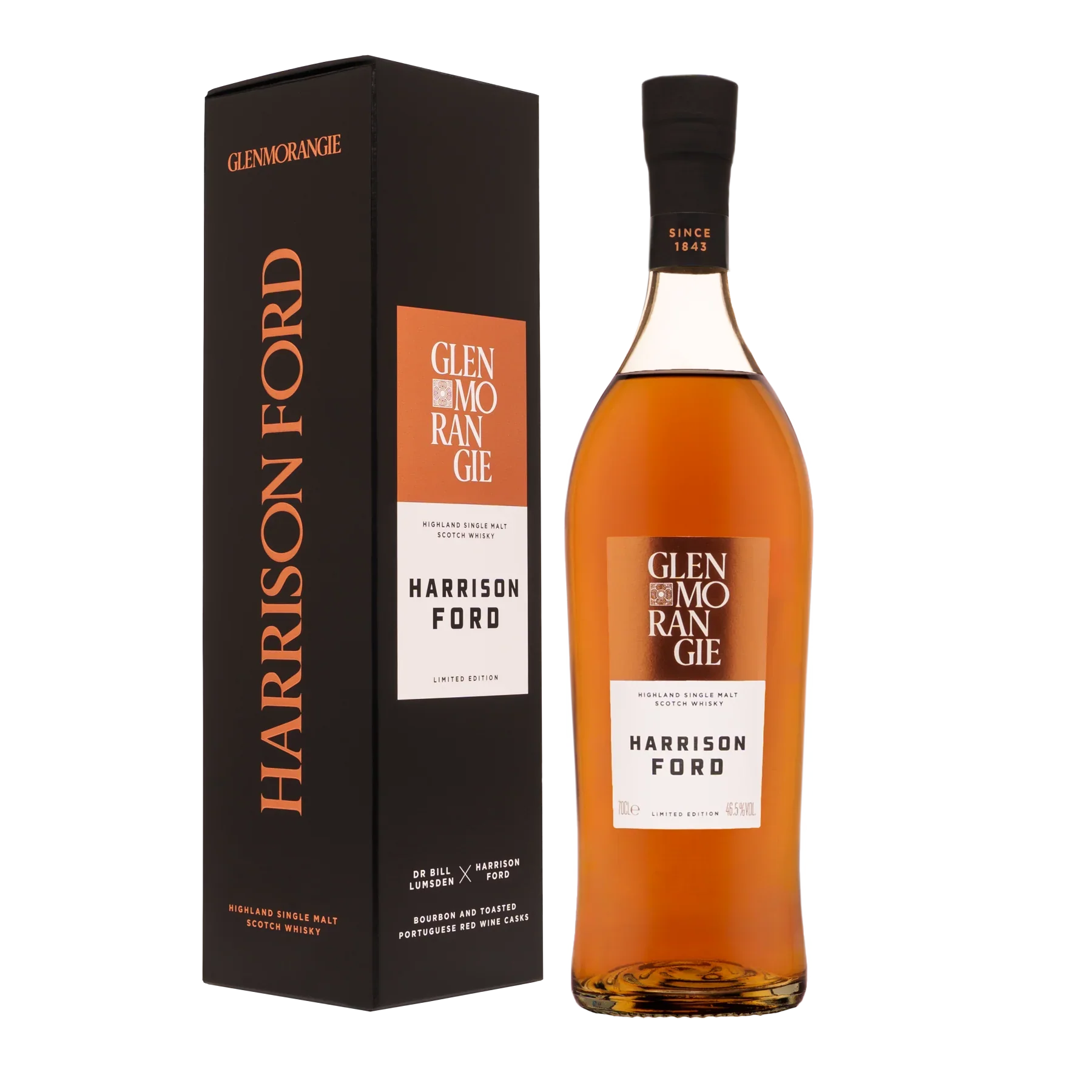 Glenmorangie 'Harrison Ford' Limited Edition Single Malt Scotch Whisky, Highlands, Scotland (700ml)