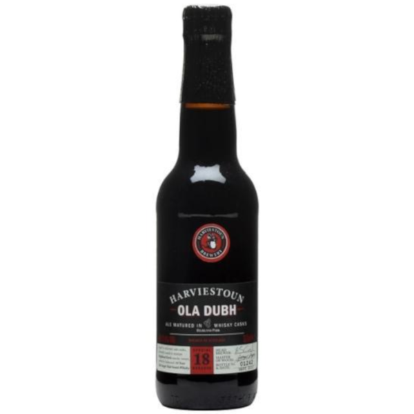 (12pk) Harviestoun Ola Dubh 18yr Whisky Barrel Aged Old Ale Beer, Scotland (330ml)