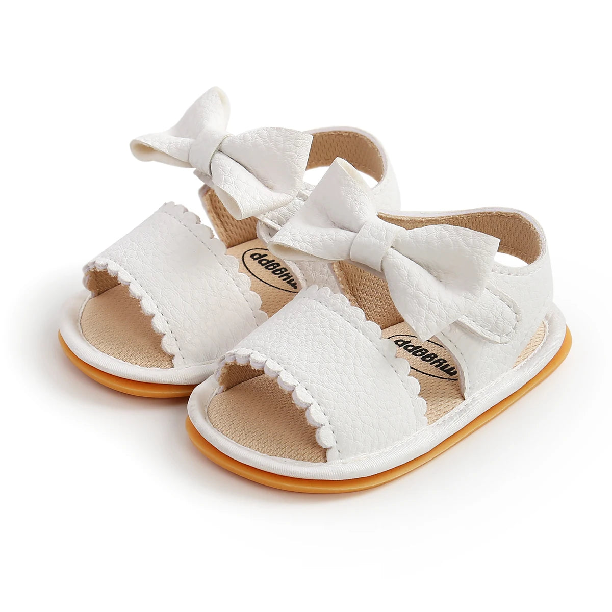 2021-02-23 Lioraitiin 0-18M Newborn Infant Baby Girl Summer Sandals Soft Sole Outdoor First Walker