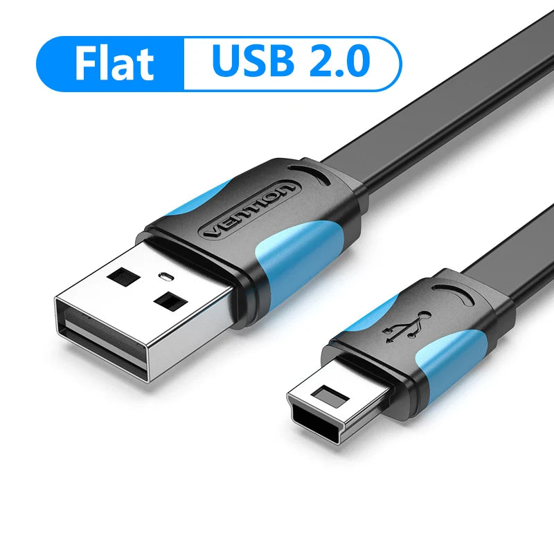 Vention Mini USB Cable Mini USB to USB Fast Data Charger Cable for MP3 MP4 Player Car DVR GPS Digital Camera HDD Mini USB 1m 3m
