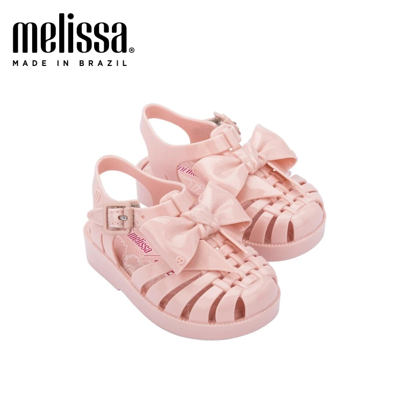 New Arrival 2025 Mini Melissa Children Sandals Hot Sale Kids Beach Shoes Big Girl and Boy Fashion Jelly Shoes