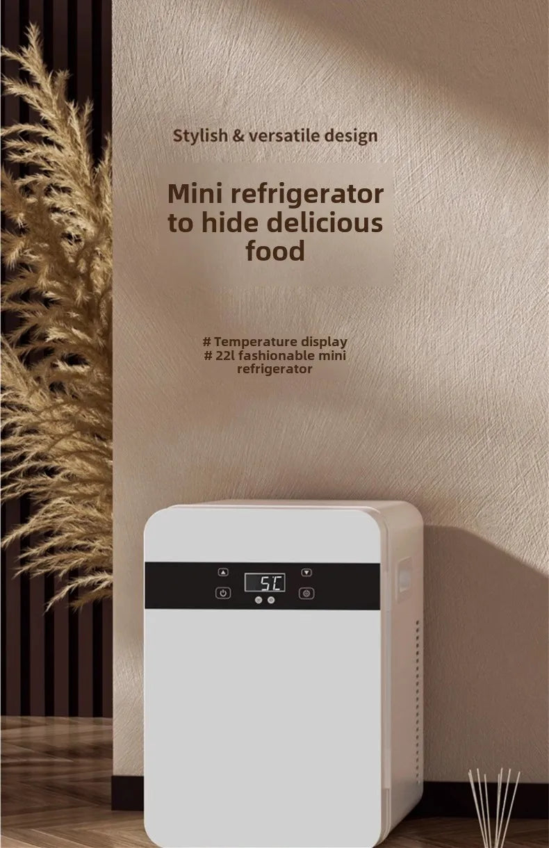 16L High-Efficiency And Energy-Saving Car Refrigerator Is Compact And Portable, Powerful And Ultra-Quiet For Outdoor Adventure
