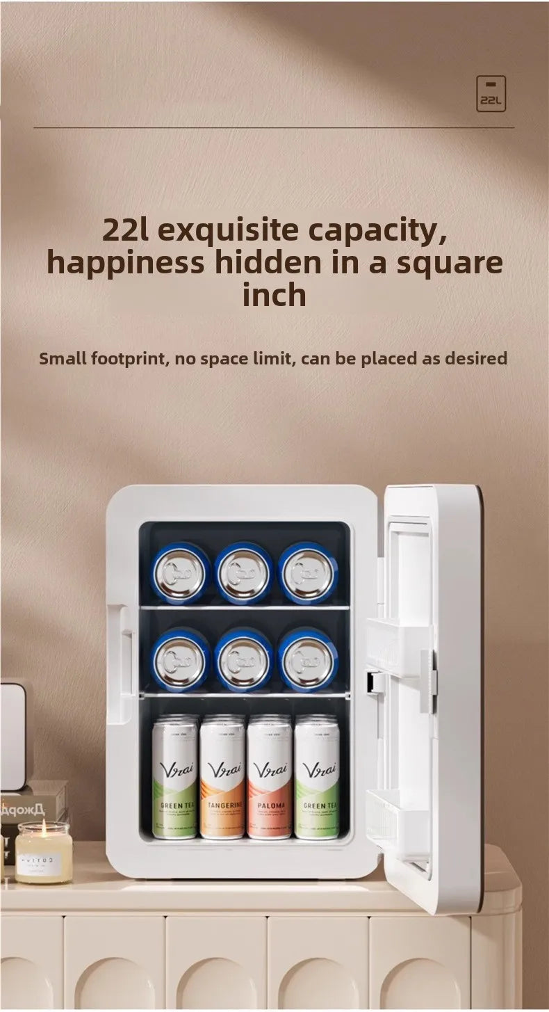 16L High-Efficiency And Energy-Saving Car Refrigerator Is Compact And Portable, Powerful And Ultra-Quiet For Outdoor Adventure