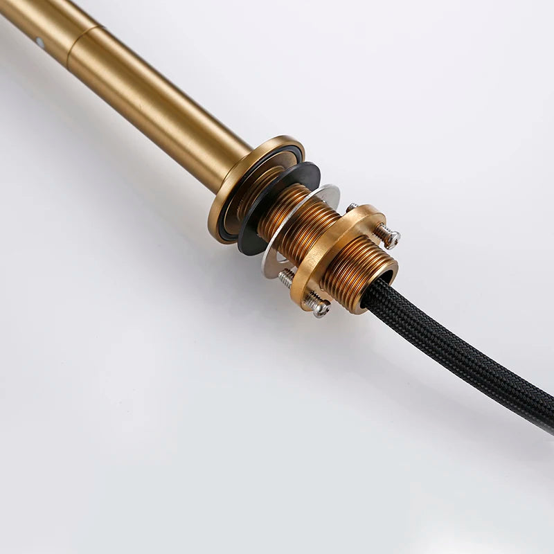 Modern Kitchen Faucet Brsuh Matt Brass Material Kitchen Sink Faucet Kitchen Product Kitchen Sink Mixer Tap