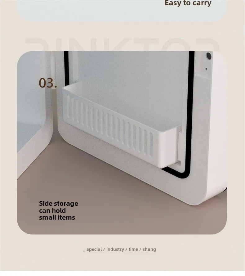 16L High-Efficiency And Energy-Saving Car Refrigerator Is Compact And Portable, Powerful And Ultra-Quiet For Outdoor Adventure
