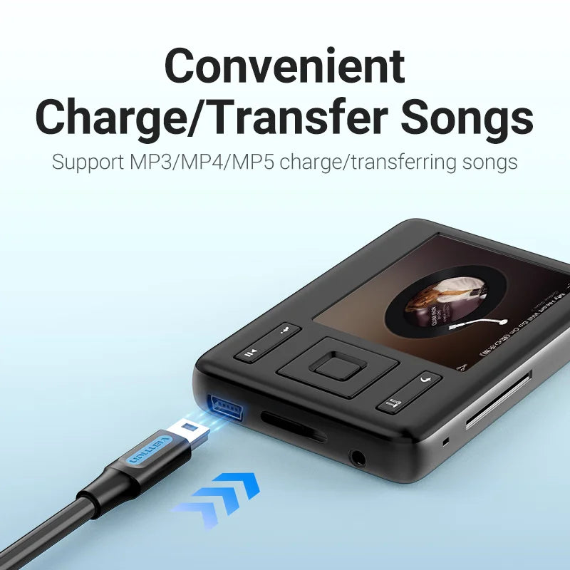 Vention Mini USB Cable Mini USB to USB Fast Data Charger Cable for MP3 MP4 Player Car DVR GPS Digital Camera HDD Mini USB 1m 3m