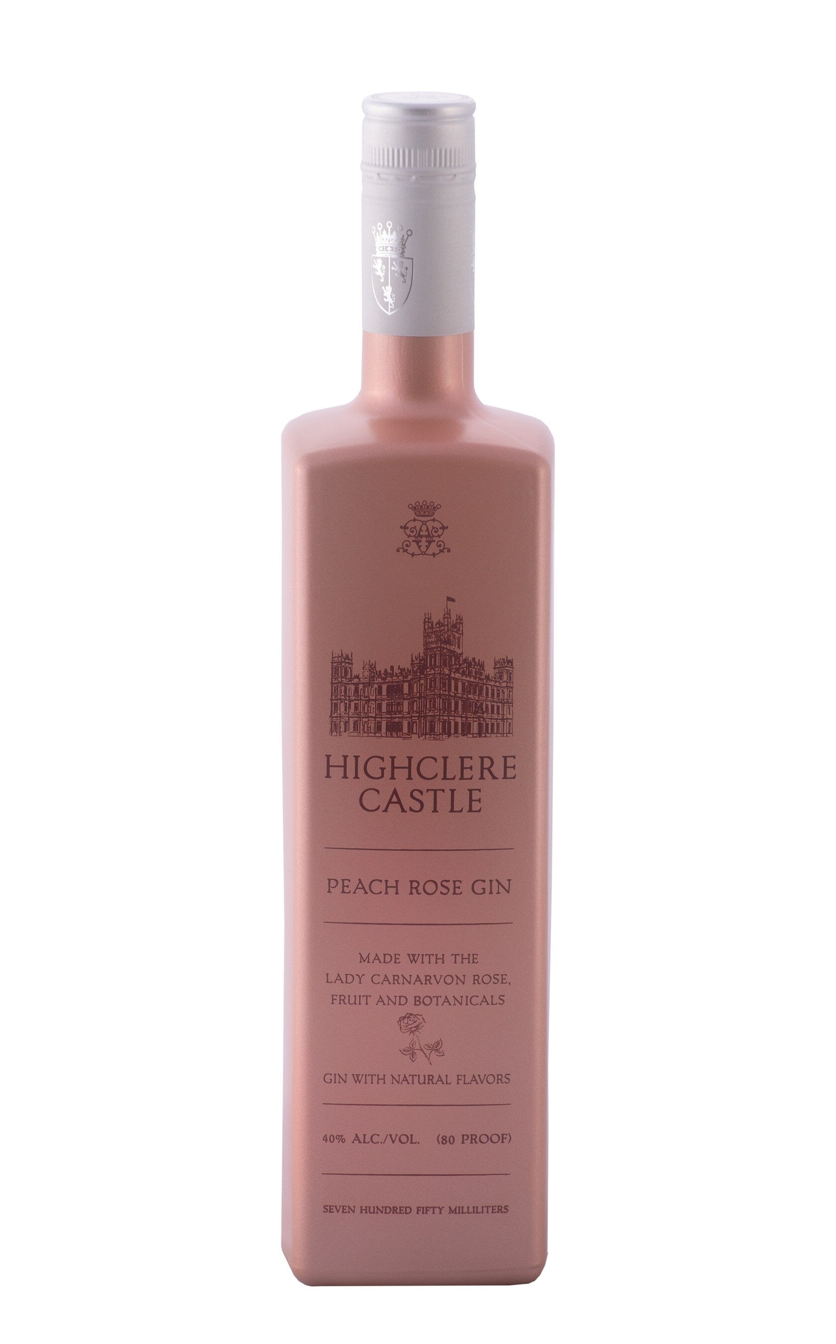 Highclere Castle Peach Rose Gin, England (750ml)