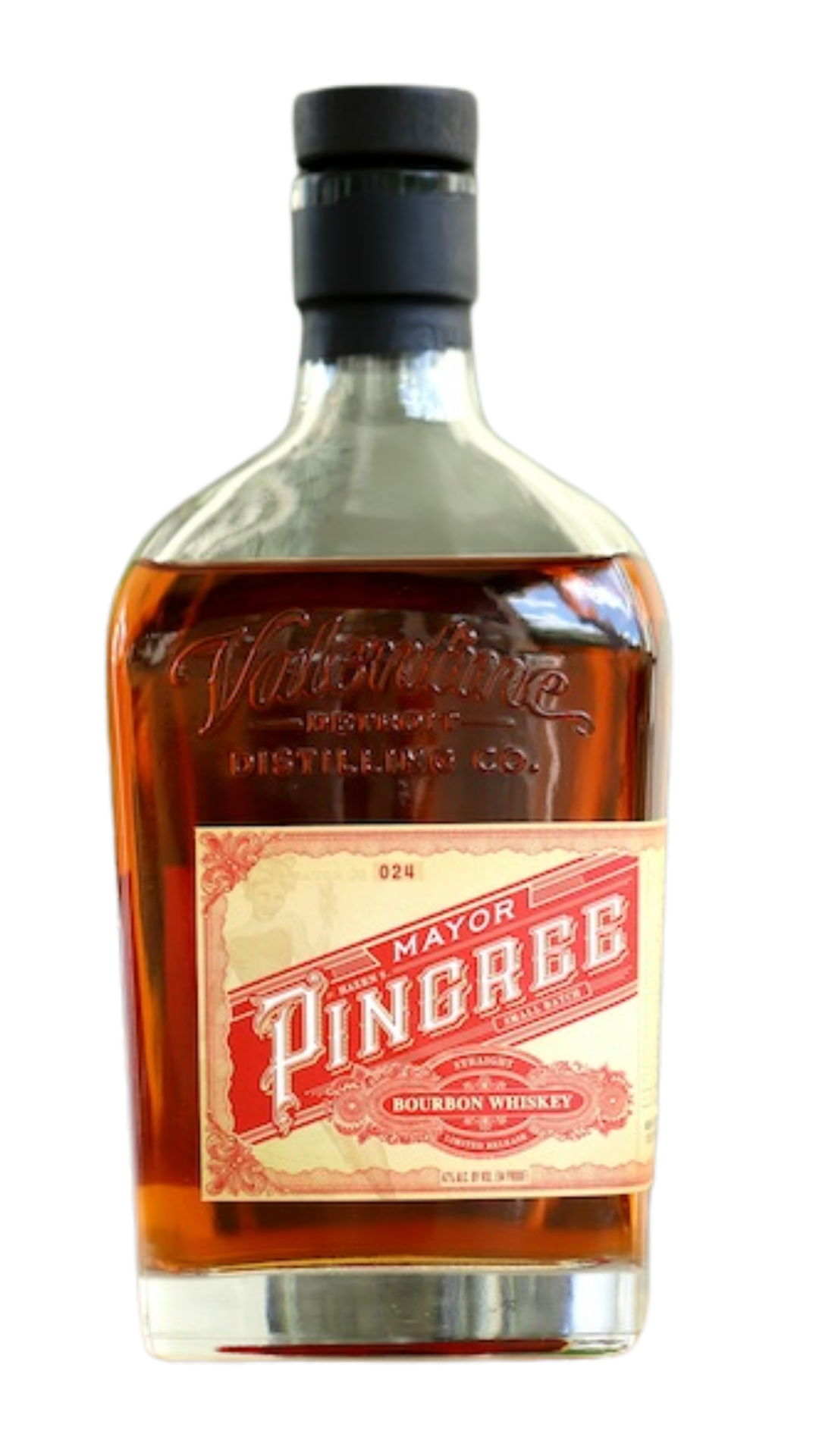 Valentine Distilling 'Mayor Pingree' Red Label Bourbon Whiskey, Michigan, USA (750ml)