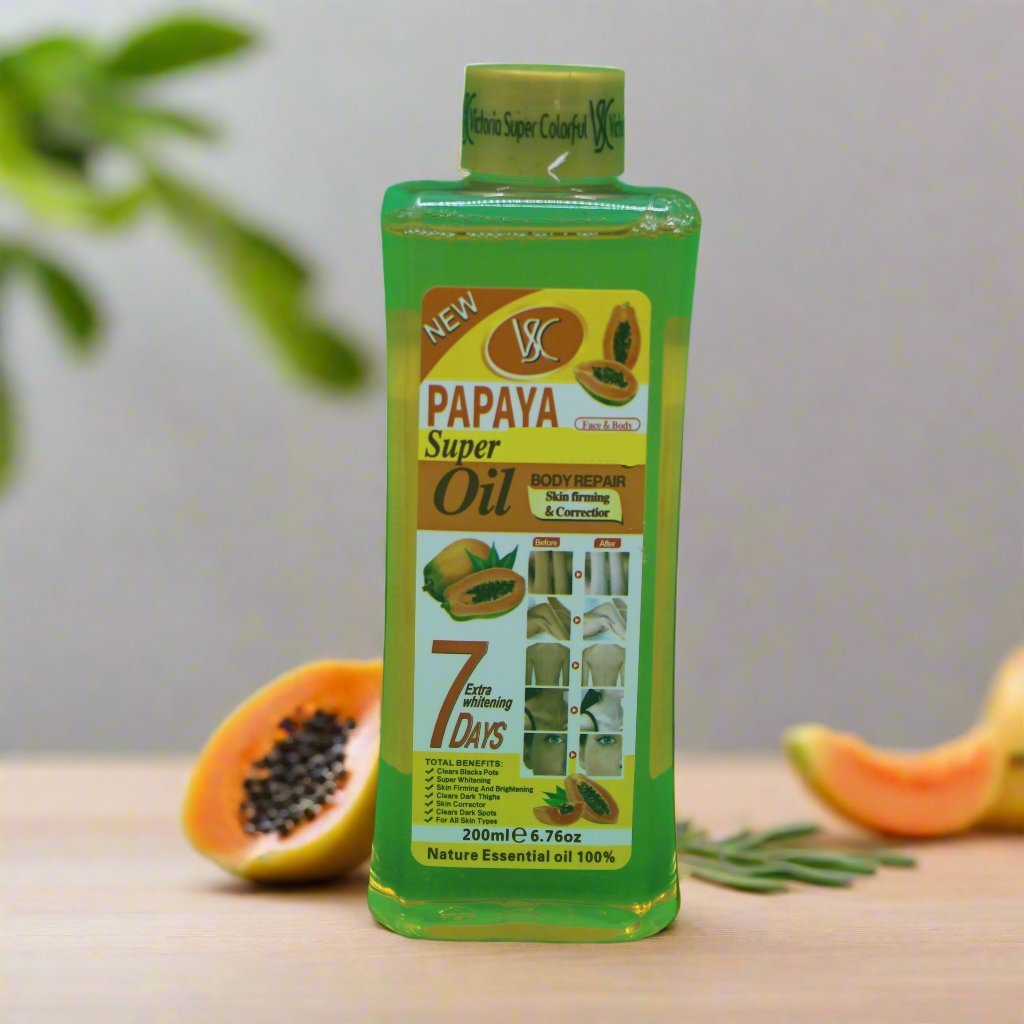 VSC Papaya Face & Body Oil for Skin Firming & Corrector 200m - Premium Beauty Product