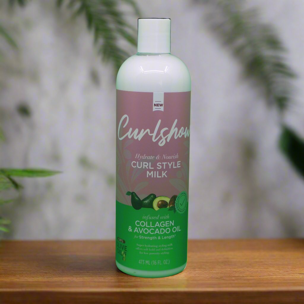 Curlshow Curl Style Milk (Collagen & Avocado Oil) 473ml/16fl - Premium Beauty Product
