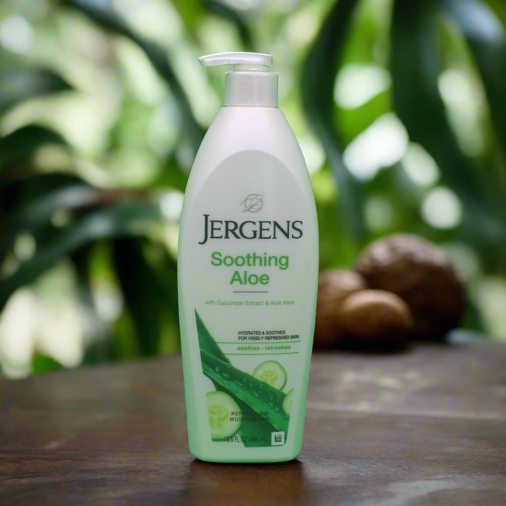 Jergens Soothing Aloe Refreshing Moisturizer 16.8 fl oz/ 496 - Premium Beauty Product
