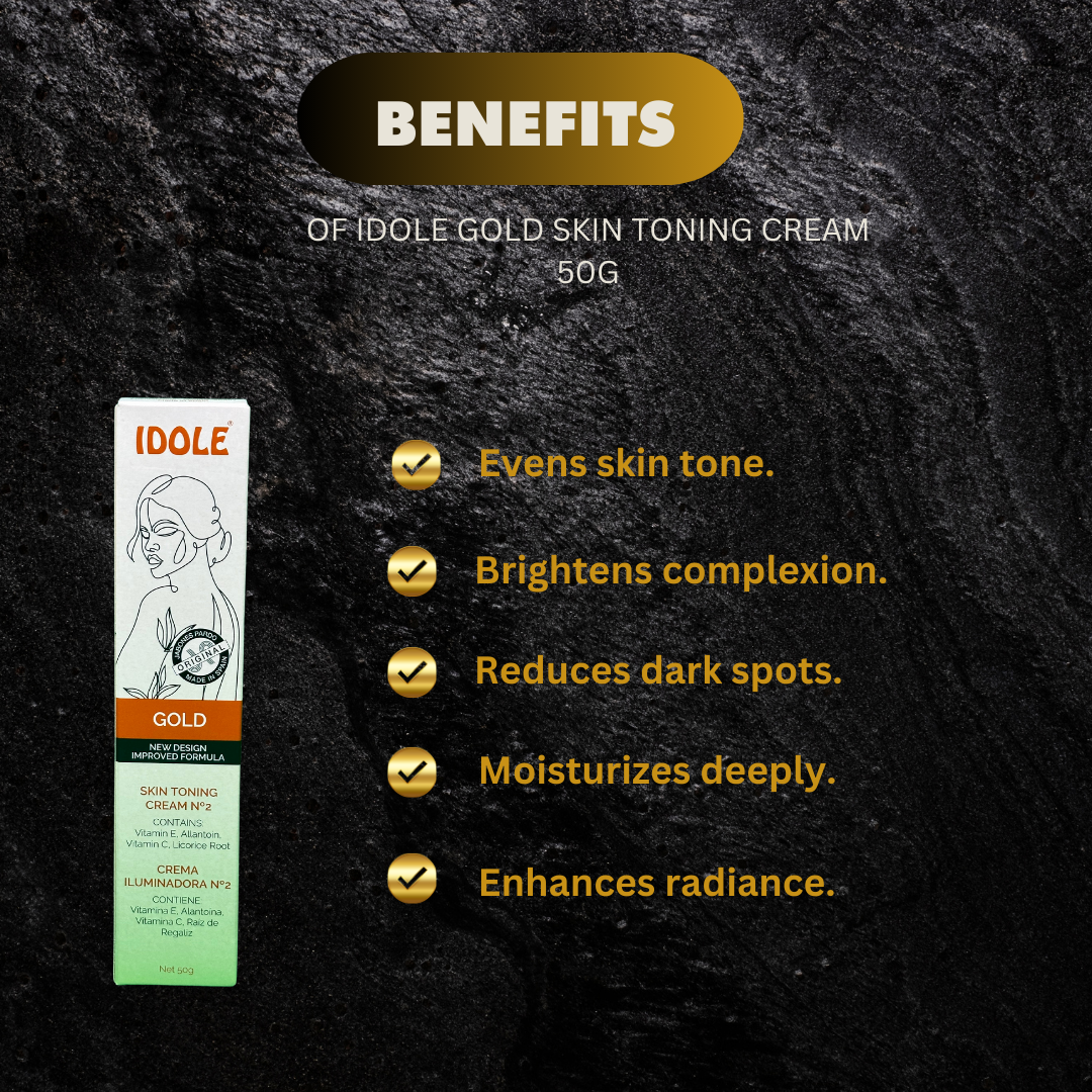 Idole Gold Skin Toning Cream 50G - Premium Beauty Product