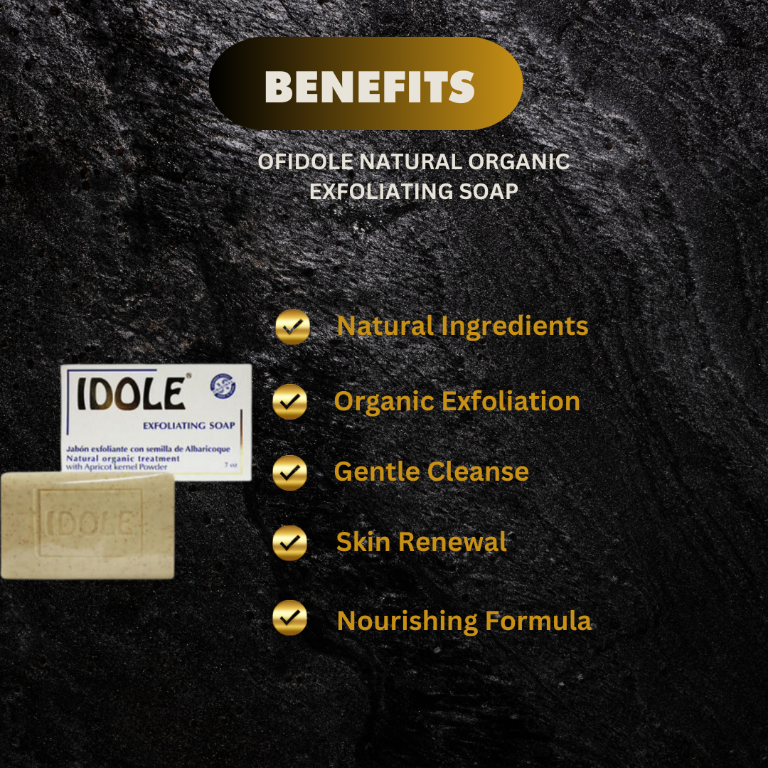 Idole Natural Organic Exfoliating Soap 7 Oz - Premium Beauty Product