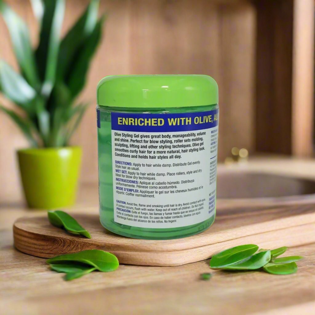 Fantasia Ic Hair Polisher Olive Styling Gel 16 Oz - Premium Beauty Product