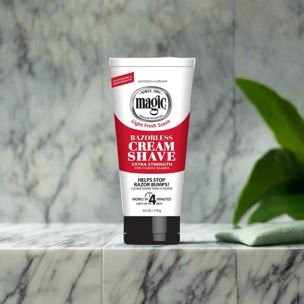 Magic Razorless Cream Shave Extra Strength 6 oz Red - Premium Beauty Product