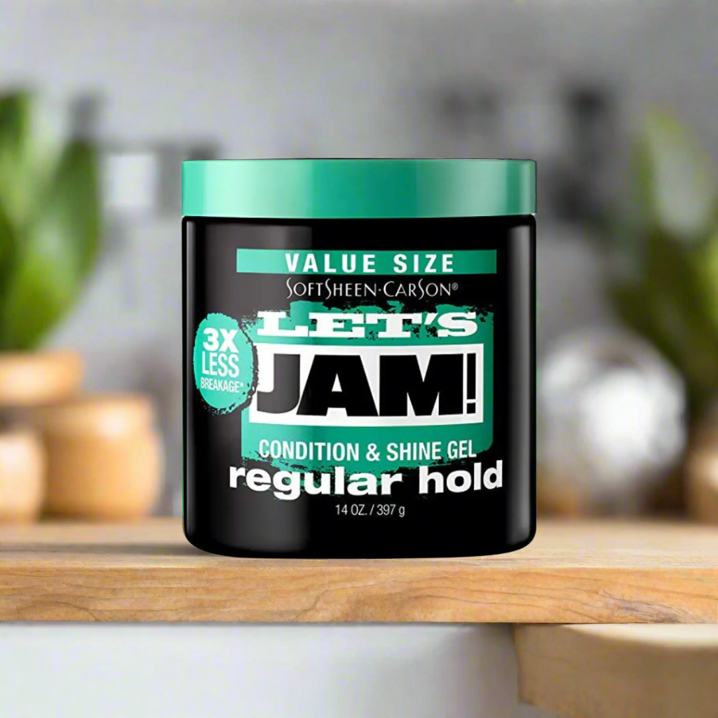Lets Jam Shining & Conditioning Gel Regular Hold - 14oz jar - Premium Beauty Product