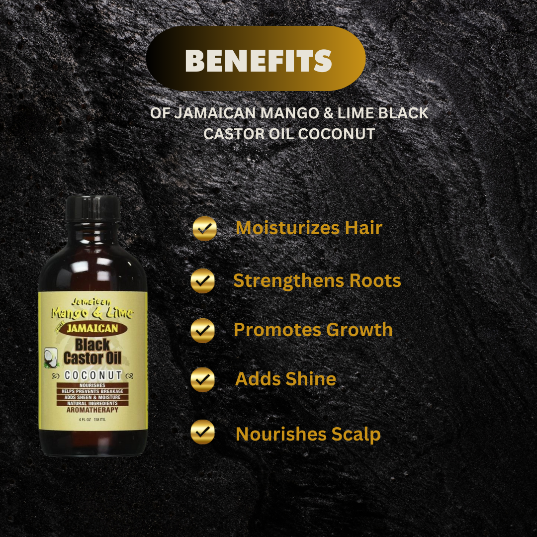 Jamaican Mango Lime Black Castor Oil Coconut 4Oz - Premium Beauty Product