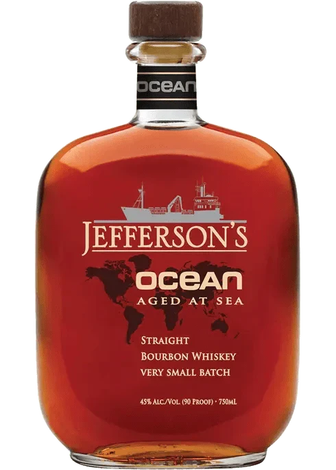 Jefferson's 'Ocean' Aged at Sea Very Small Batch Straight Bourbon Whiskey, Kentucky, USA (750ml)