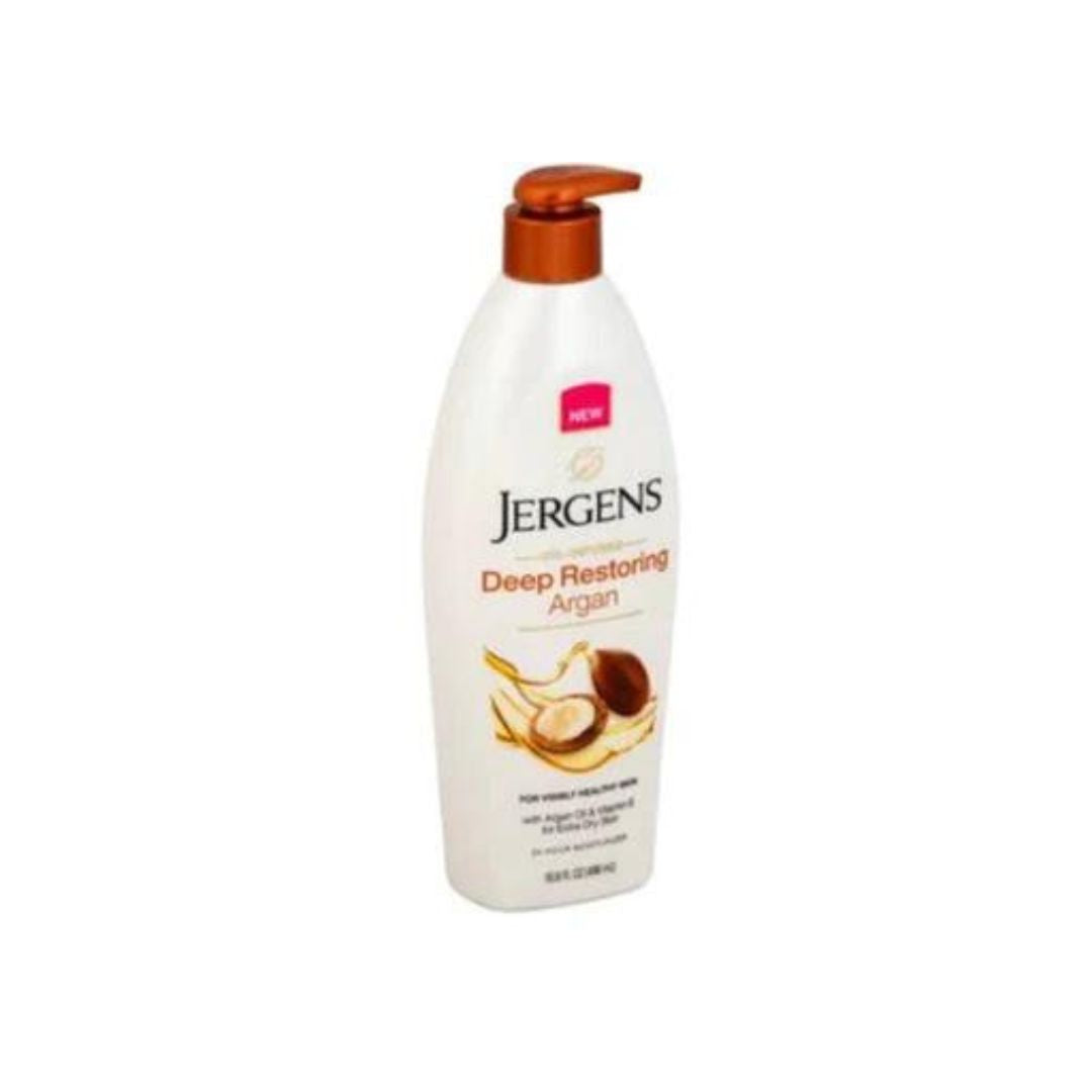 Jergens Deep Restoring Argan 24 Hour Moisturizer 21 Oz \ 621 - Premium Beauty Product