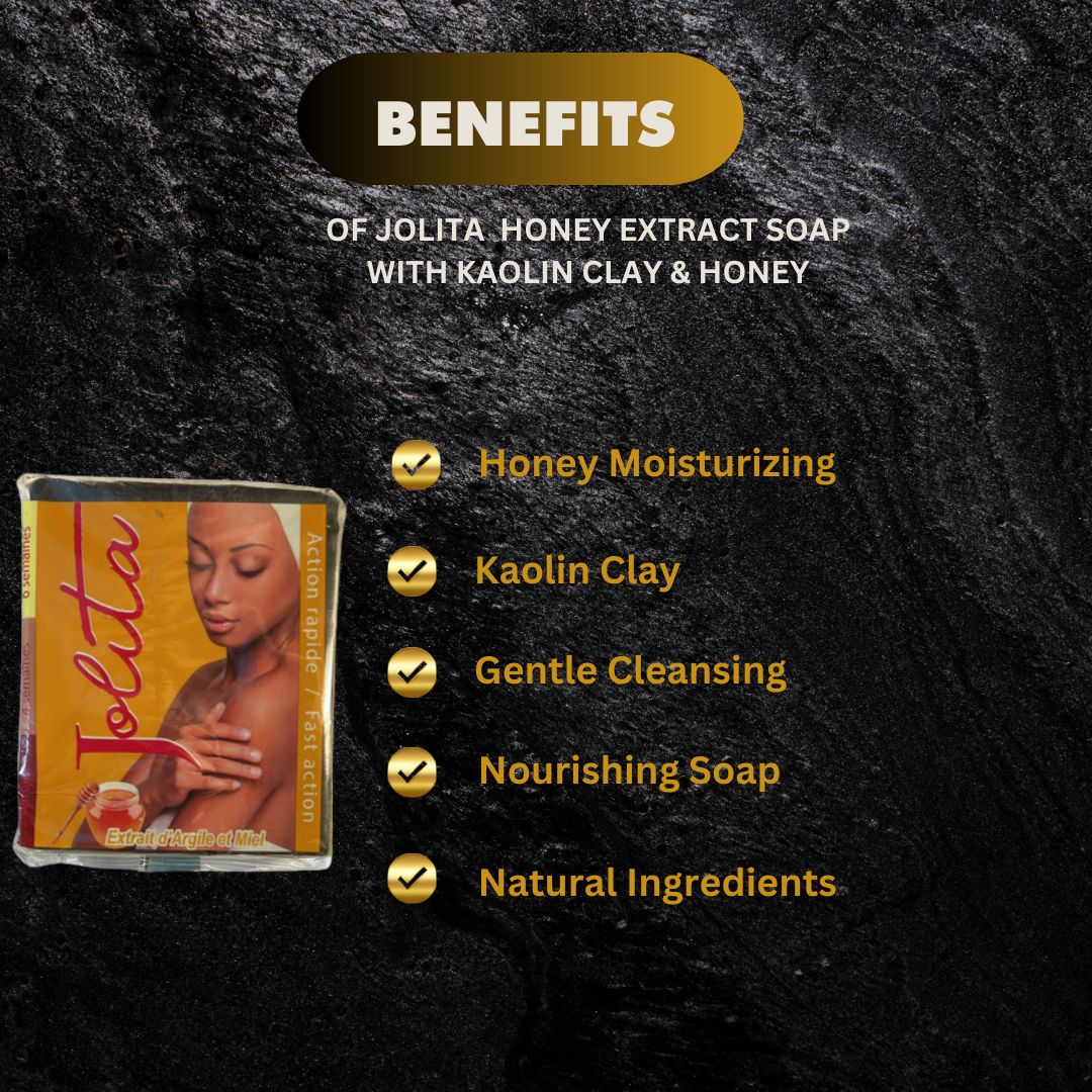 Jolita Honey Extract Soap With Kaolin Clay Honey 1 Bar - Premium Beauty Product
