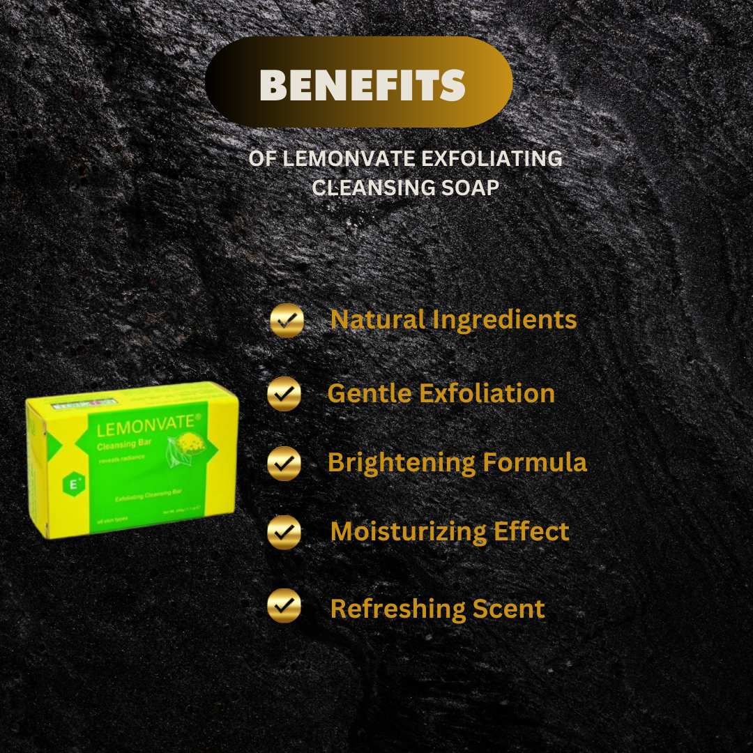 Lemonvate Exfoliating Cleansing Soap 200 G - Premium Beauty Product