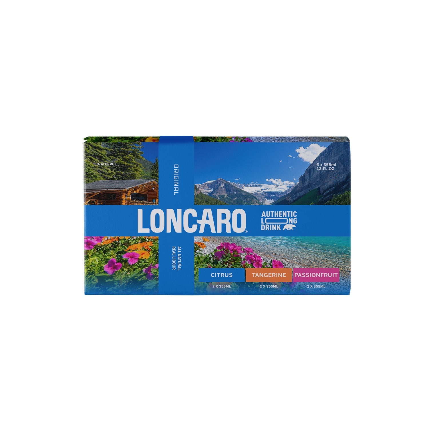 Loncaro Finnish Long Drink Variety Pack, Finland (6pk 12oz Cans)