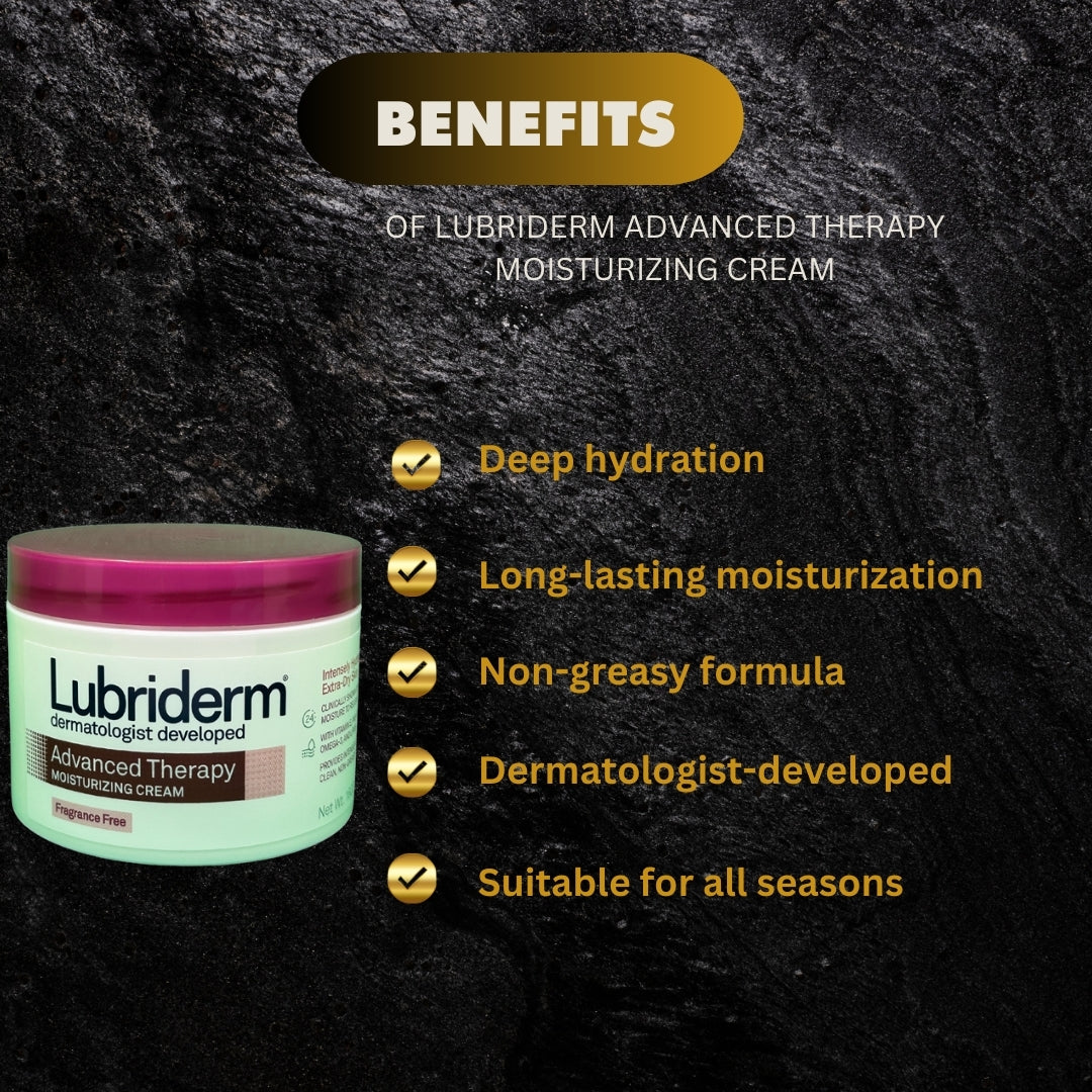 Nourish Lubriderm Advanced Therapy Moisturizing Cream 453G - Premium Beauty Product