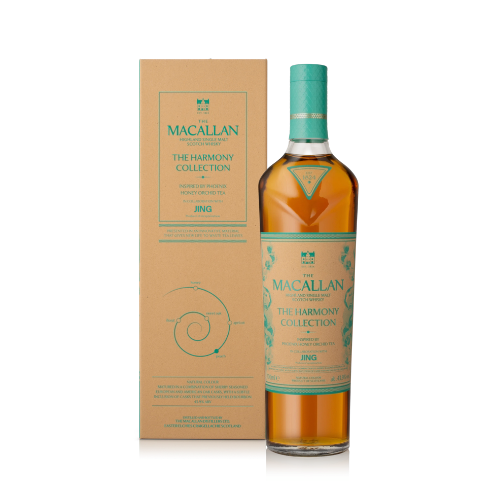 The Macallan Harmony Collection 'Jing' Phoenix Honey Orchid Tea Single Malt Scotch Whisky, Highlands, Scotland (750ml)
