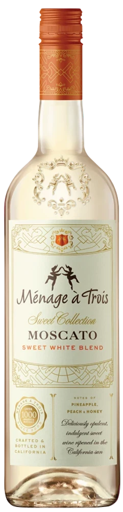 Folie a Deux Menage a Trois Moscato Sweet White Blend, California, USA (750ml)
