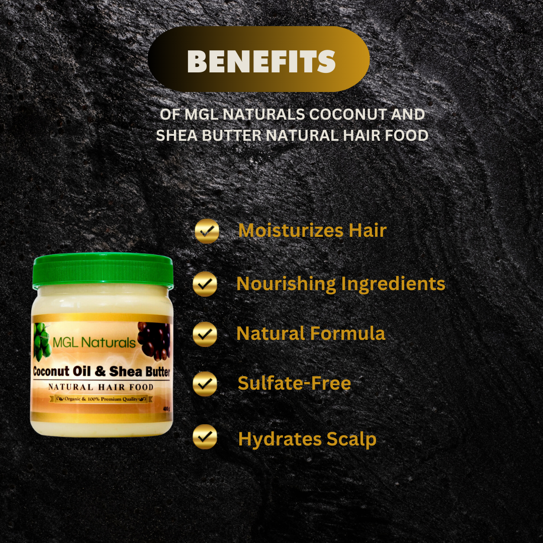 Mgl Naturals Coconut Oil And Shea Butter Natural Hair Food 4 - Premium Beauty Product