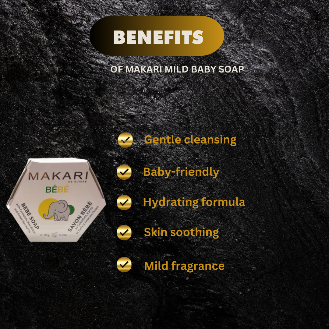 Makari Mild Baby Soap 155G - Premium Beauty Product