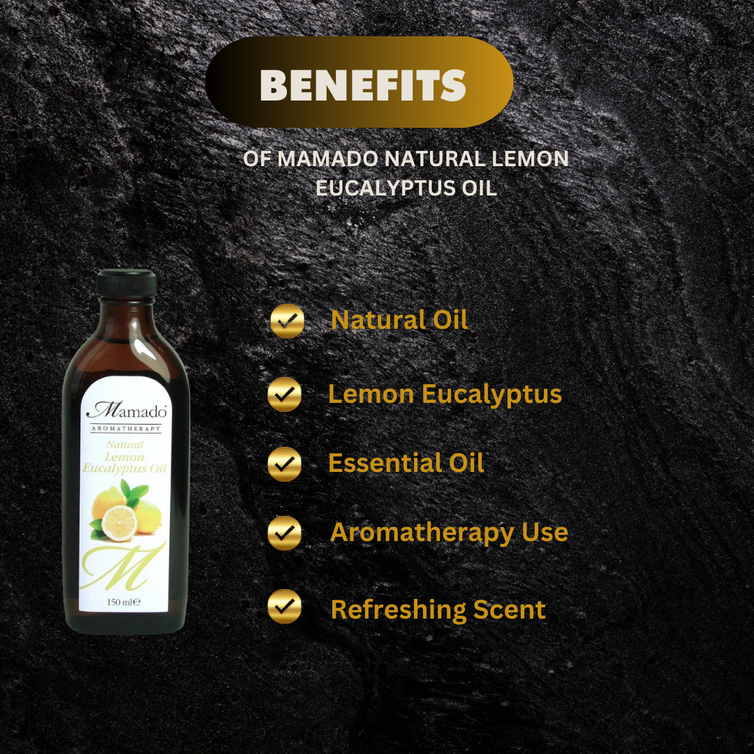 Mamado Natural Lemon Eucalyptus Oil 150Ml Clearance - Premium Beauty Product