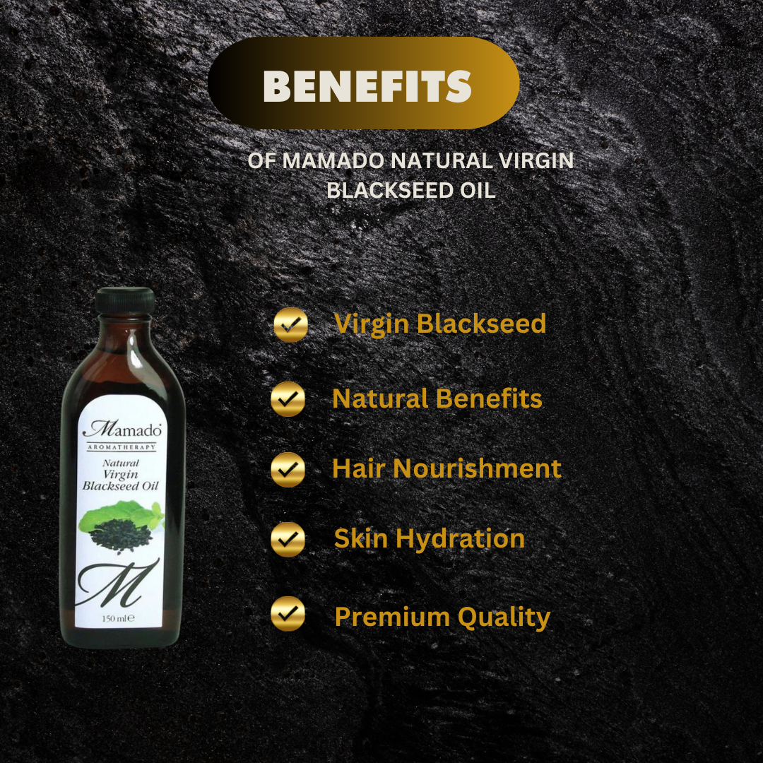 Mamado Natural Virgin Blackseed Oil 150Ml Clearance - Premium Beauty Product